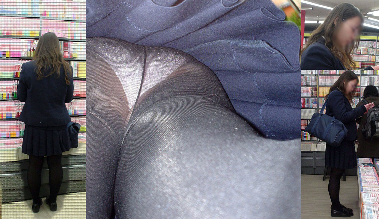 女子高校生黒スト逆さ撮り盗撮投稿画像511枚